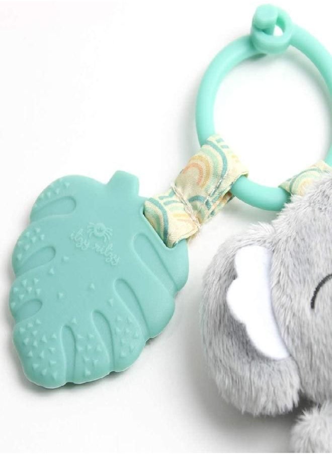 Itzy Ritzy Itzy Pal Infant Toy & Teether; Includes Lovey, Crinkle Sound, Textured Ribbons & Silicone Teether, Koala
