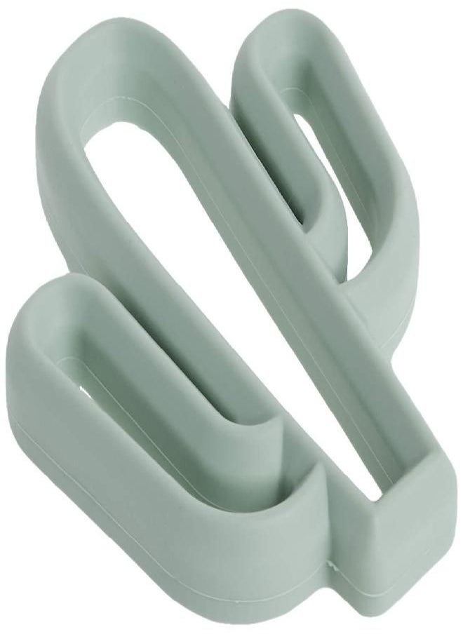 Itzy Ritzy Silicone Baby Teether - BPA-Free Infant Teether with Easy-to-Hold Design and Textured Back Side to Massage and Soothe Sore, Swollen Gums, Cactus