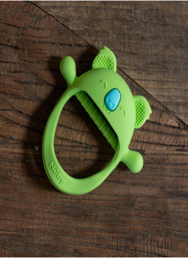 Nuby Silicone Wrist Teething Mitten - BPA-Free Teether Ring - 3+ Months - Koala