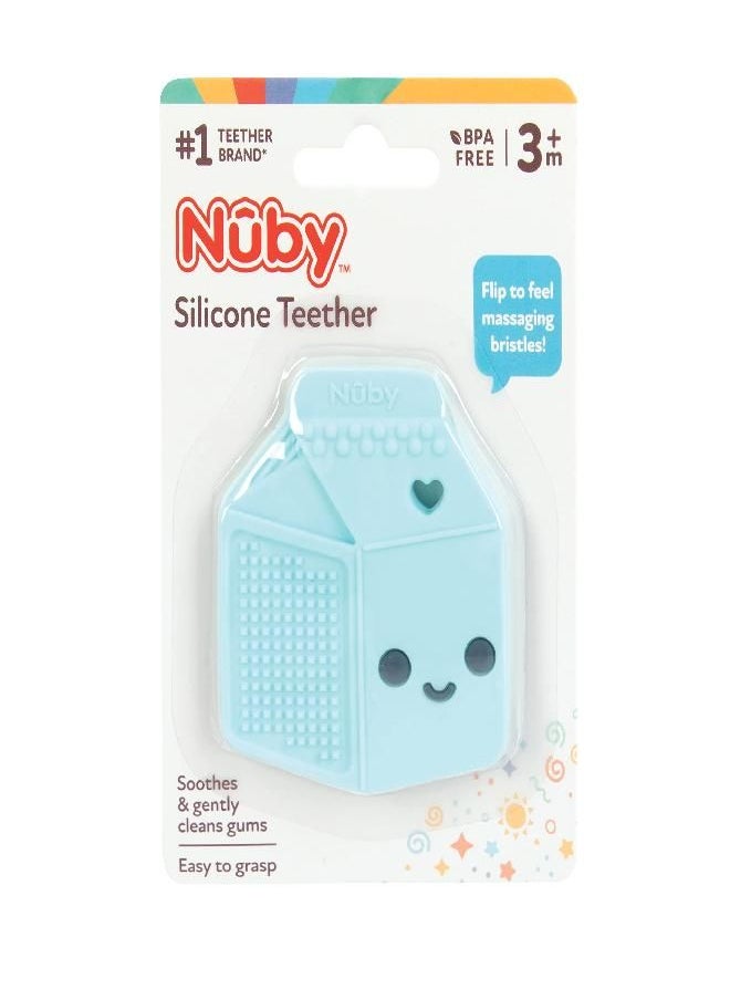 Nuby All Silicone Milk Carton Teether - 3+ Months