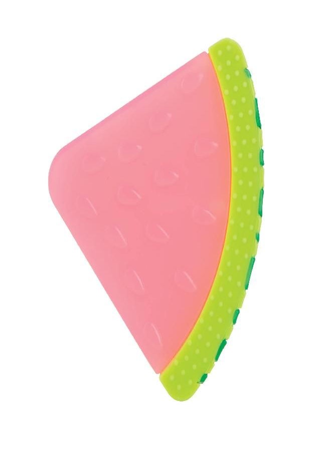 Nuby 100% Silicone Fruit Teether, Watermelon 3M+