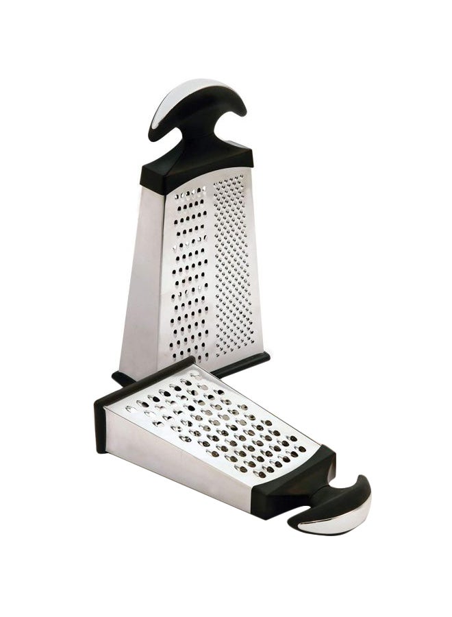 Stainless Steel Slim Grater Silver/Black