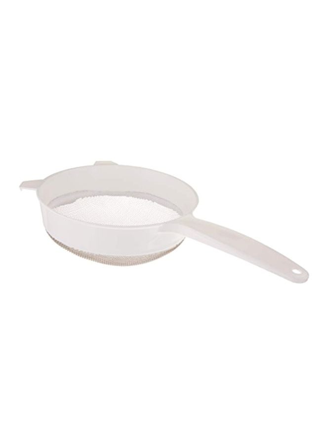 Plastic Strainer White 14x7x2.75inch