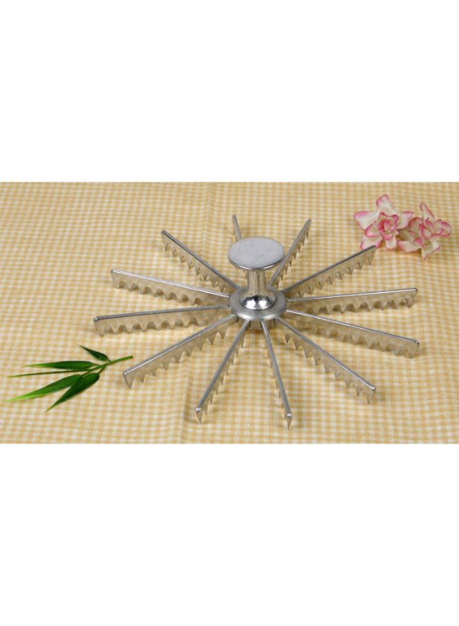 12 Cut Diameter Pie Marker Silver 12inch