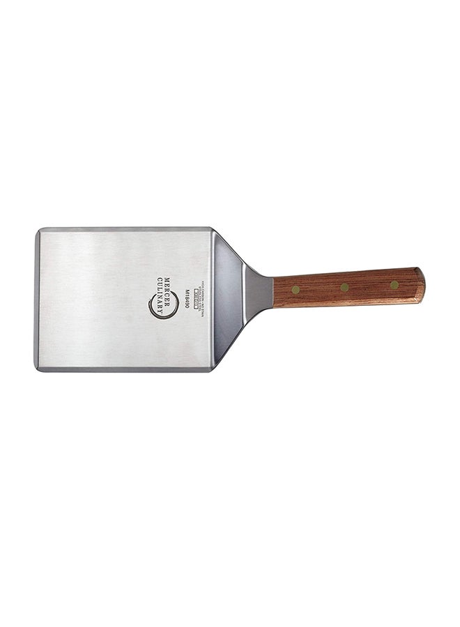 Praxis Rosewood Handle Heavy Duty Turner Silver/Brown 6 x 5inch