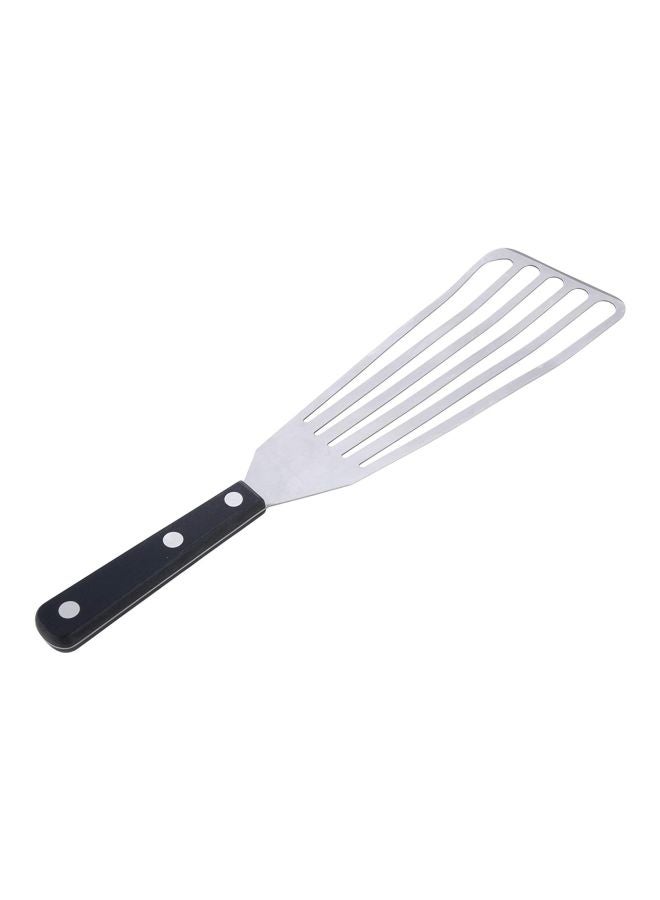 Stainless Steel  Spatula Silver/Black 3.5x13.5inch