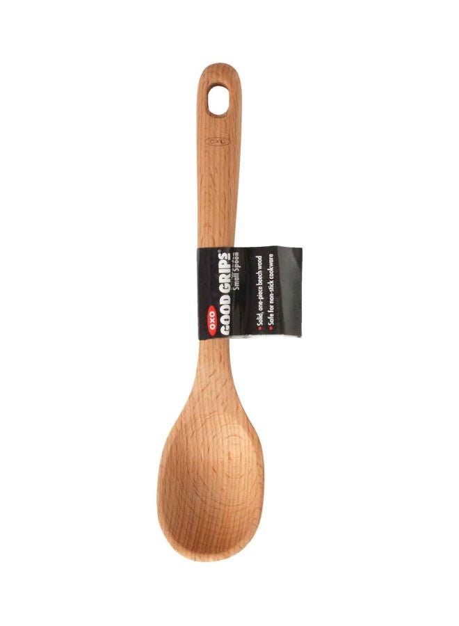 Easy Grip Wooden Spoon Brown 12.4x2.6x1.2inch