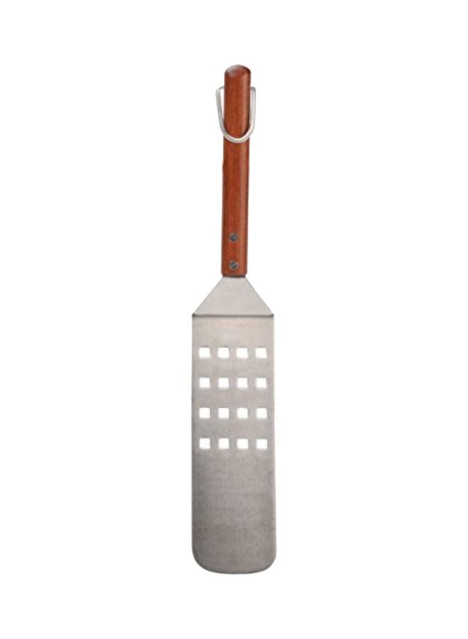 Stainless Steel Spatula Silver/Brown 16.25inch