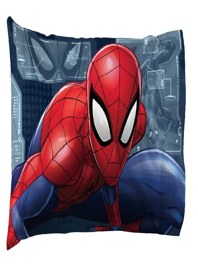 Jay Franco Marvel Spiderman 1 Pack Pillowcase - Double-Sided Kids Super Soft Bedding (Official Marvel Product)