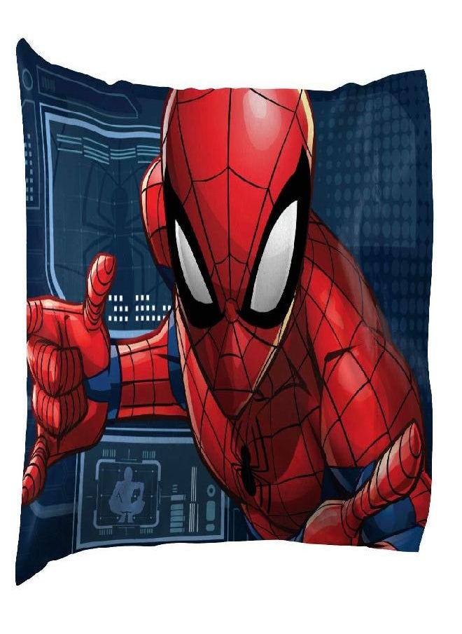 Jay Franco Marvel Spiderman 1 Pack Pillowcase - Double-Sided Kids Super Soft Bedding (Official Marvel Product)