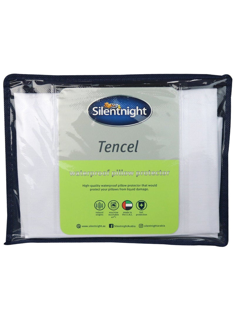 Tencel Waterproof Pillow Protector Pair