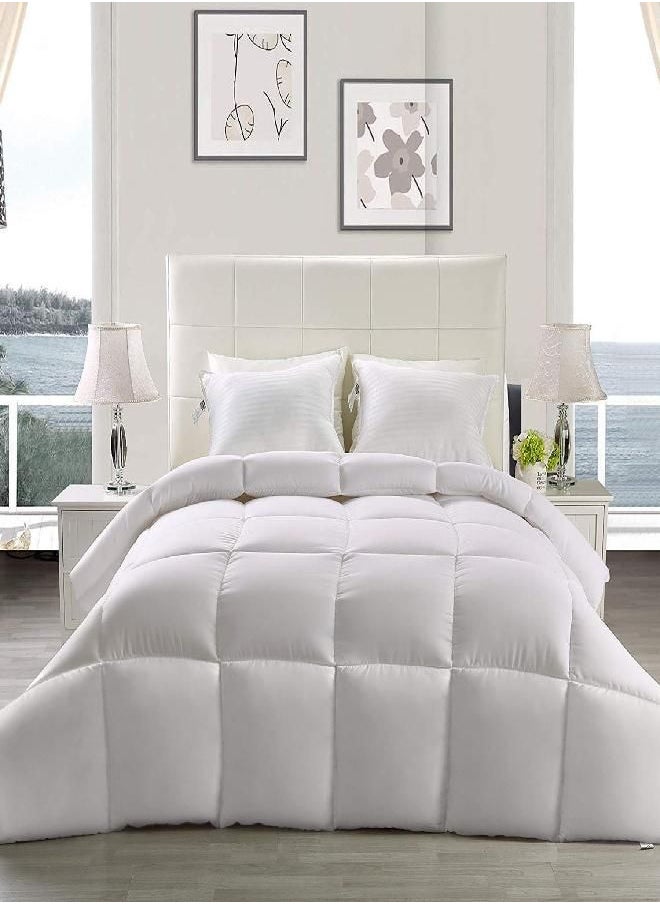 Utopia Bedding Comforter - All Season Twin XL Comforter - White Comforter Twin XL - Plush Siliconized Fiberfill - Box Stitched