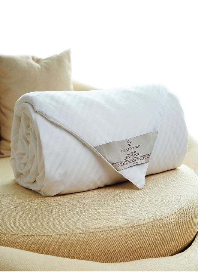 CUDDLE DREAMS Silk Comforter for Spring/Summer/Fall, 100% Long-Strand Silk Filling, Natural & Breathable (Kids, 60 in x 50 in)