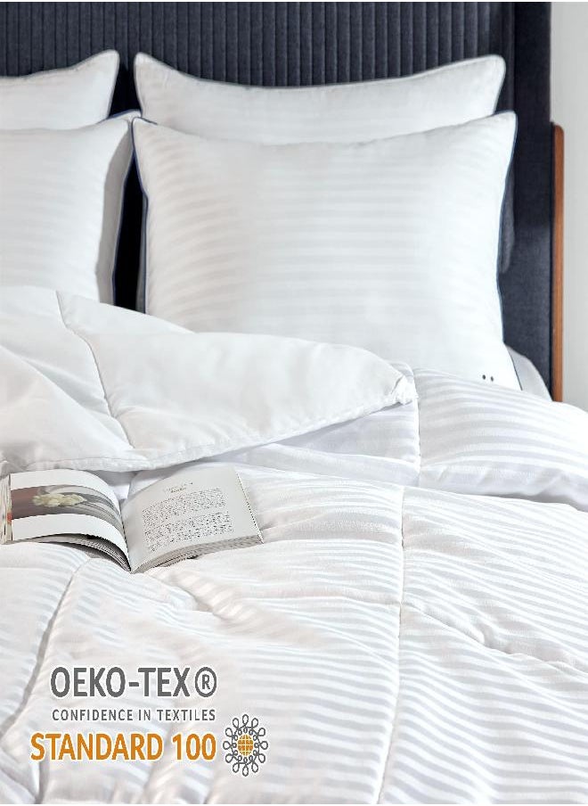 Bedsure Duvet Insert Cooling Comforters King Size, Lightweight Duvet Insert, Quilted Bedding Hotel Down Alternative Comforter with Corner Tabs (King, White)