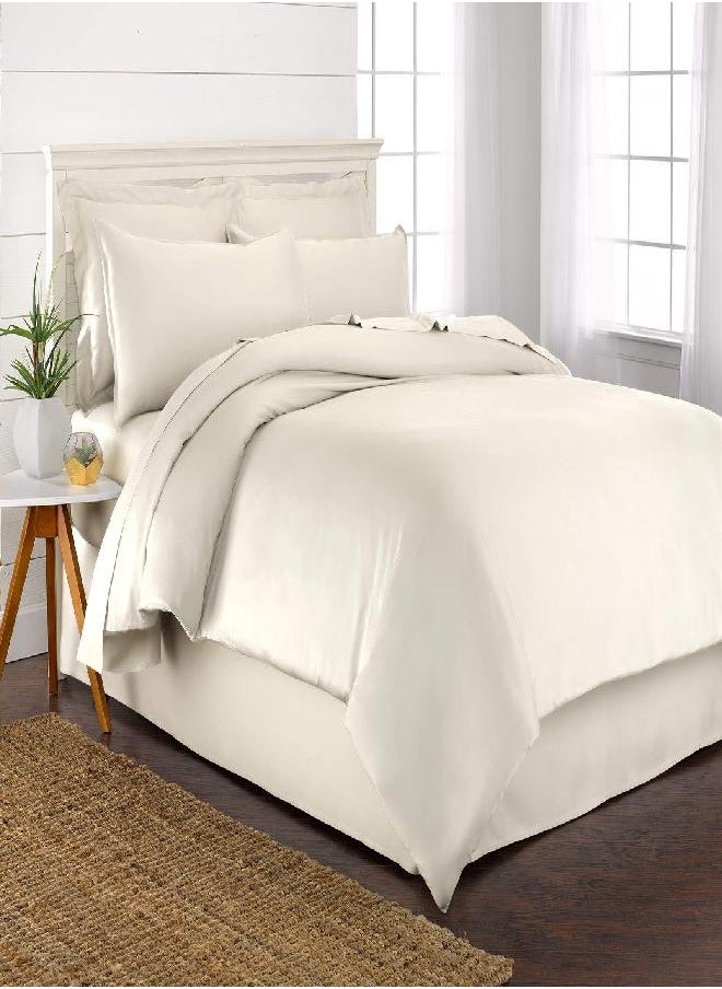 Bedsure Duvet Insert Full Comforter Light Grey - All Season Quilted Down Alternative Comforter for Full Bed, 300GSM Mashine Washable Microfiber Bedding Comforter with Corner Tabs