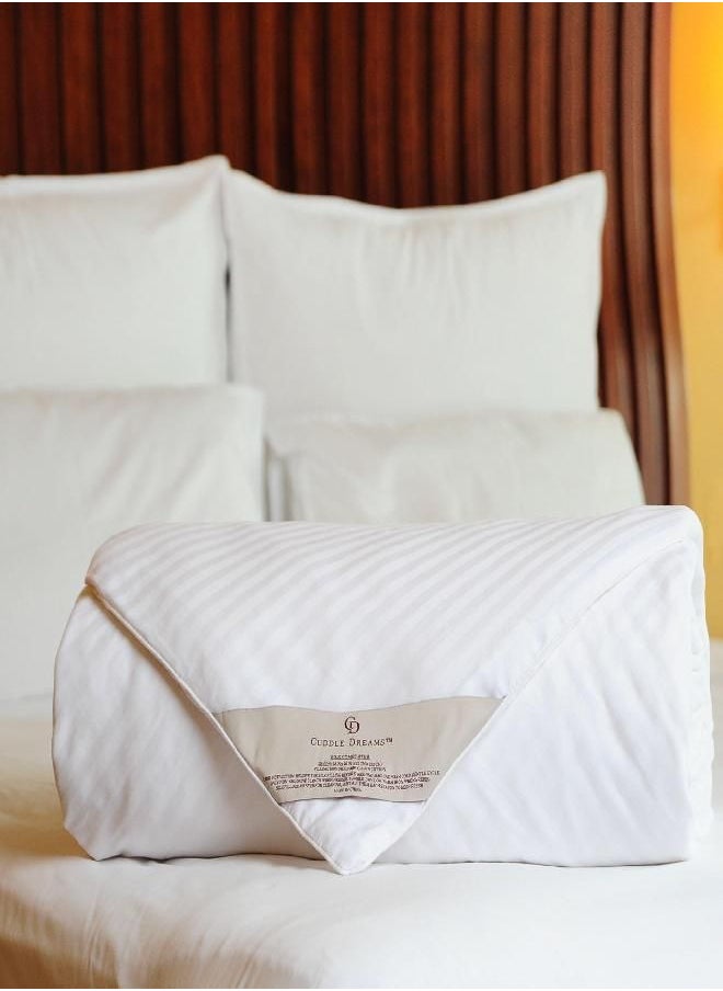 CUDDLE DREAMS Silk Comforter for Spring/Summer/Fall, 100% Long-Strand Silk Filling, Natural & Breathable (Twin, 68 in x 86 in)