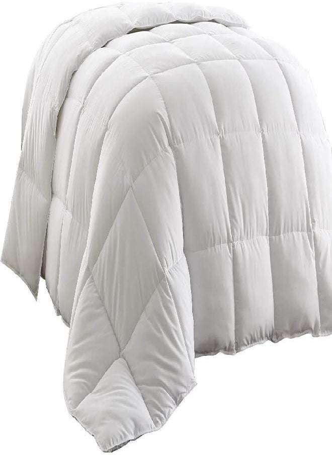 Utopia Bedding Comforter Duvet Insert - Quilted Comforter with Corner Tabs - Box Stitched Down Alternative Comforter (Twin, Pink)