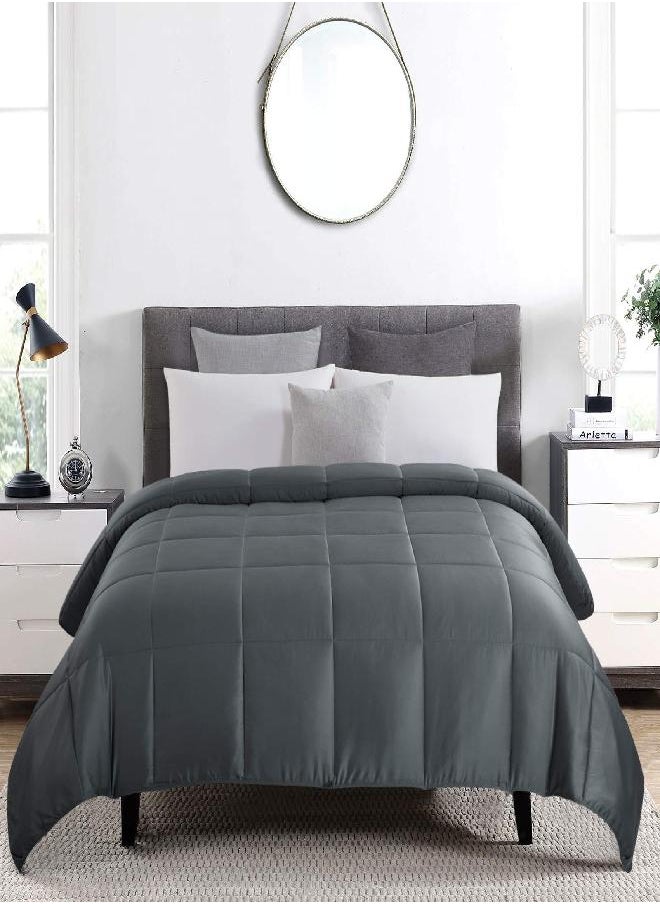 HOMBYS Lightweight Cooling Viscose from Bamboo King Size Comforter Down Alternative Duvet Insert, 100% Viscose Made from Bamboo, 8 Corner Tabs, All Season Soft Comforter for Hot Sleepers