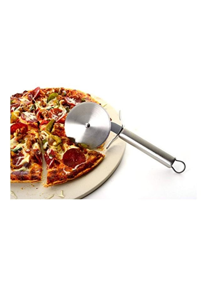 Stainless Steel Pizza Wheel Silver 0.75x3.25x0.5inch