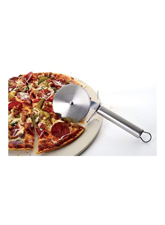 Stainless Steel Pizza Wheel Silver 0.75x3.25x0.5inch