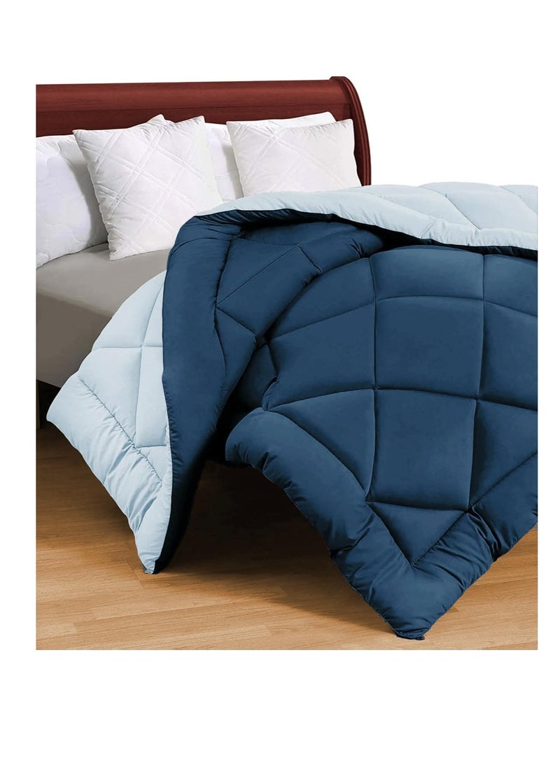 BSB HOME Microfibre All Season/AC/Summer Solid Reversible Double Bed Comforter Blanket