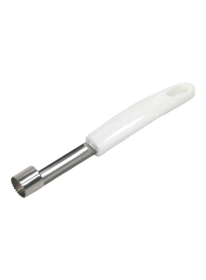 Stainless Steel Apple Corer Silver/White