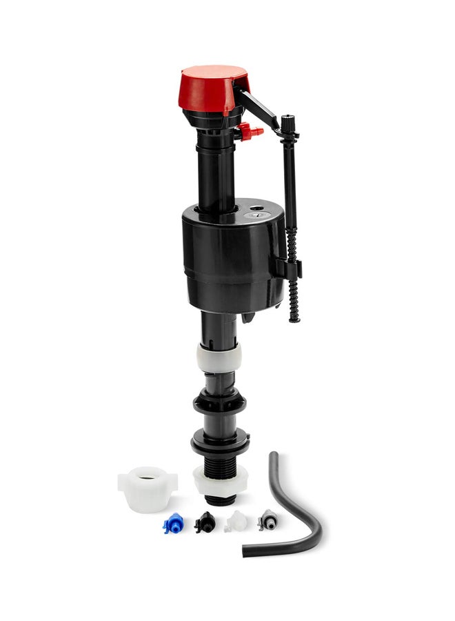 Silent Fill Valve Kit Black/Red/White 17x5x3.5inch