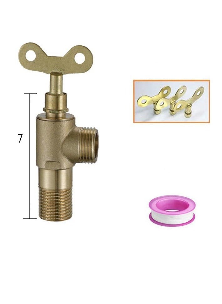 Copper Strip Lock key Triangle Valve