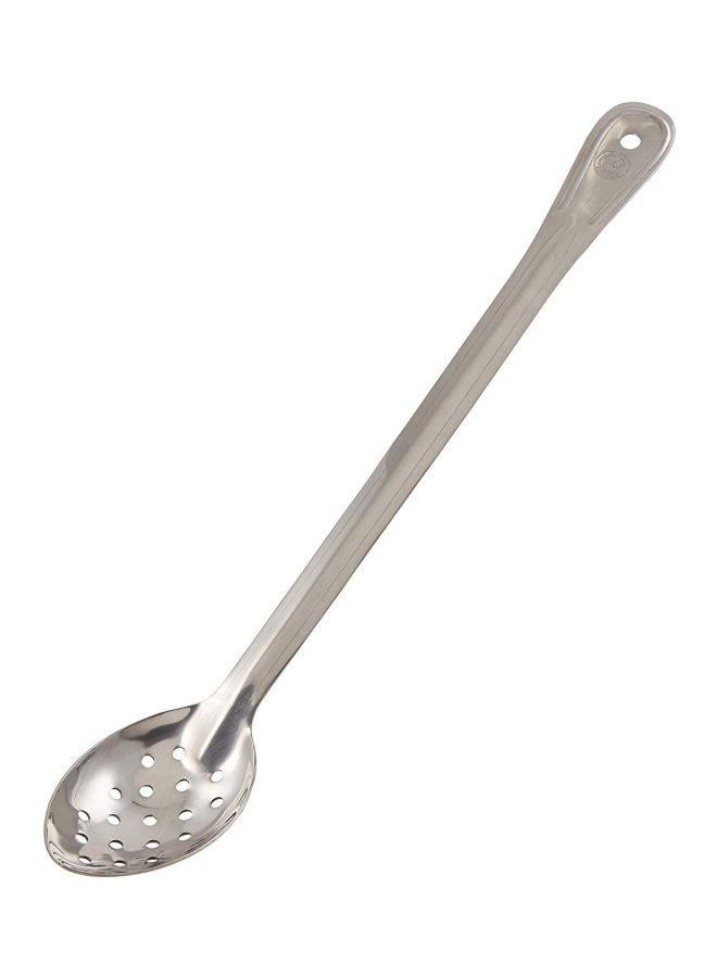 Stainless Steel Slotted Spoon Silver 3x19.8x2.8inch