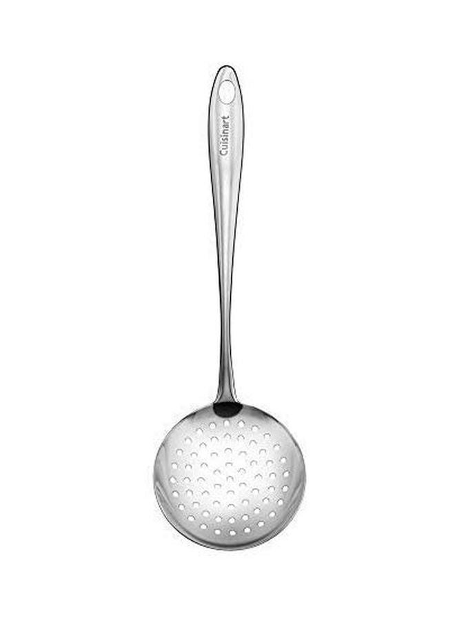 Stainless Steel Skimmer Silver 16.2x4.8x2.2inch