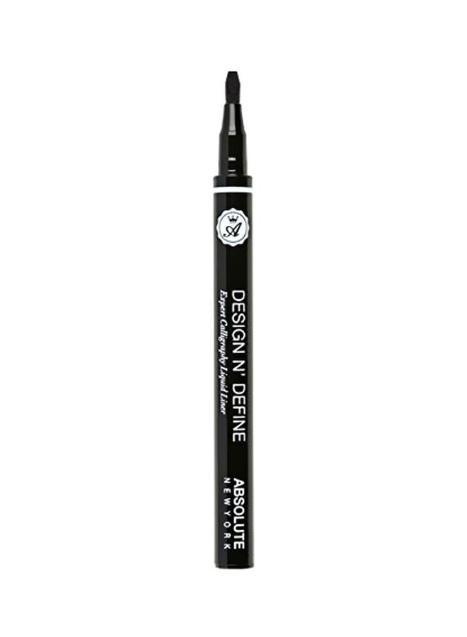Design N' Define Liquid Liner Black