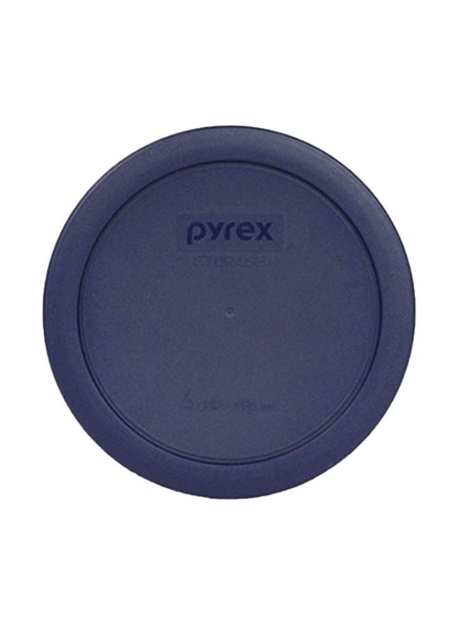 4-Piece Round Plastic Cover Navy Blue 5.75inch