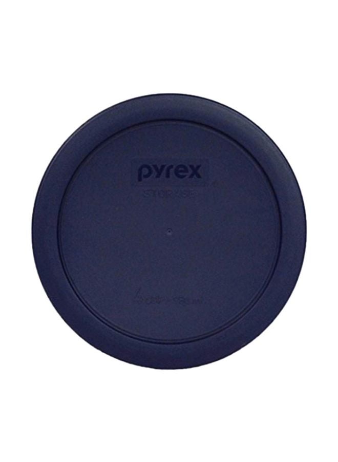 4-Piece Round Plastic Cover Navy Blue 5.75inch