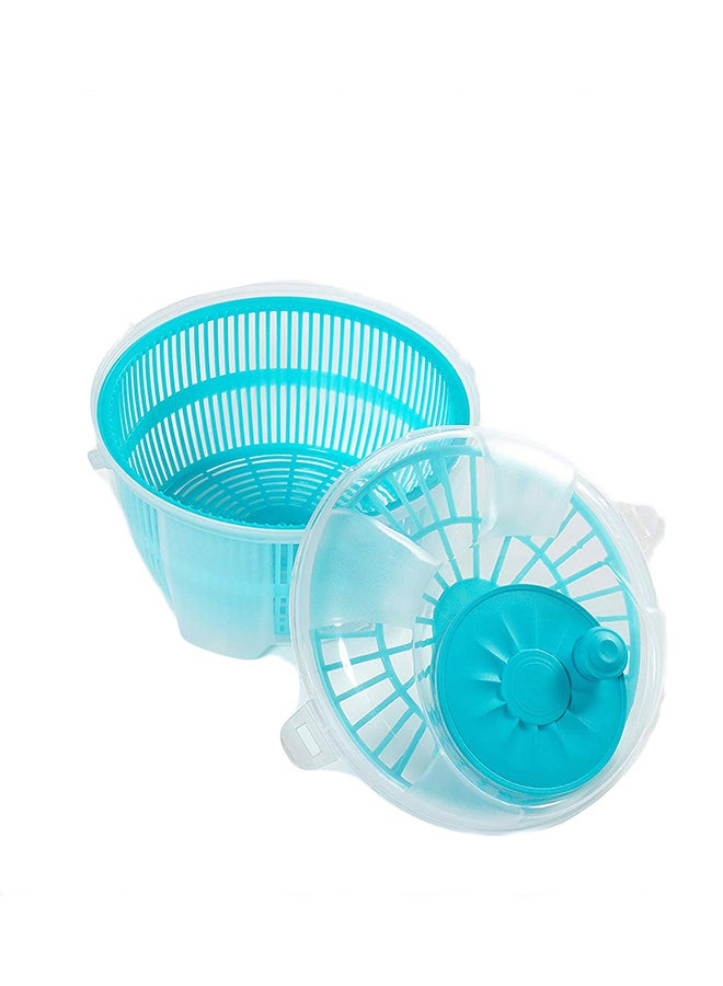 5-Quart Vegetable Salad Spinner Blue 6.7 x 10 x 10inch