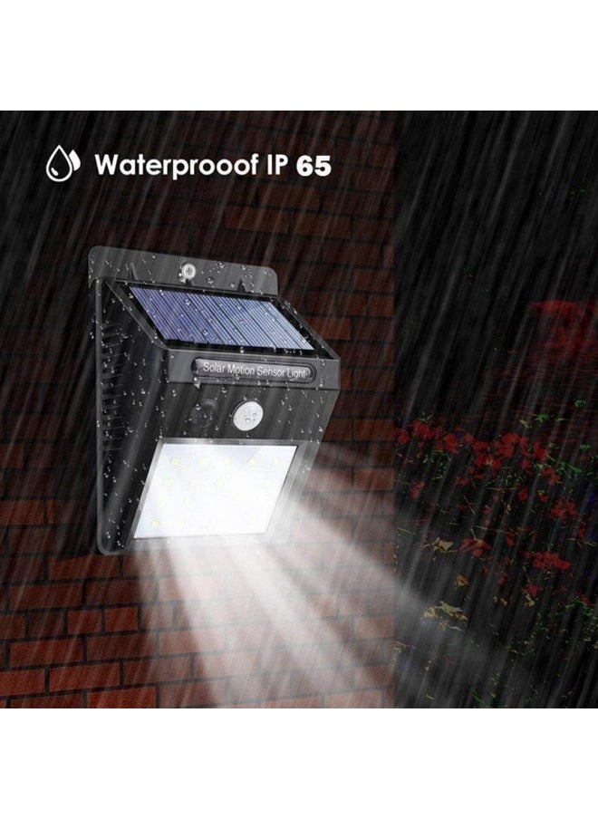 4 pack 35 LED Solar Lights Outdoor Waterproof Solar Motion Sensor Light Wireless Lights Outside Wall Lamp for Driveway Patio Garden Path