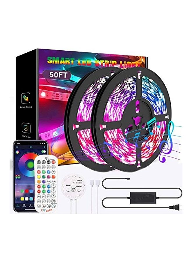 LED Strip Lights With Remote Control Multicolour 1.41kg