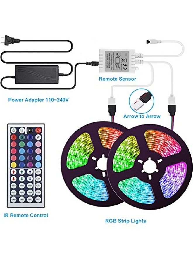 LED Strip Light With Remote Controller Multicolour 1.60kg