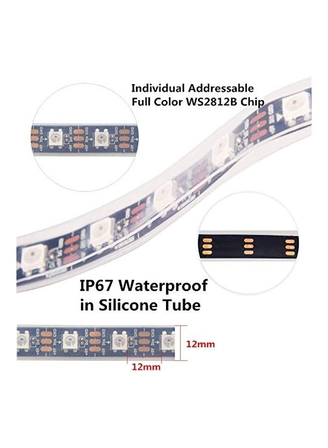 LED Strip Light With Remote Controller Multicolour 0.59kg