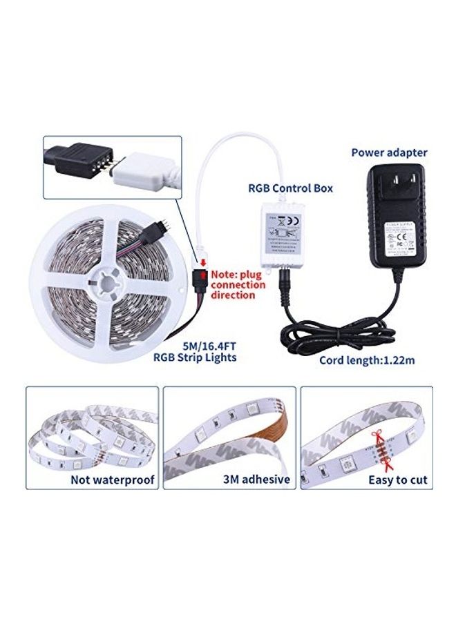 LED Strip Light With Remote Controller Multicolour 0.52kg