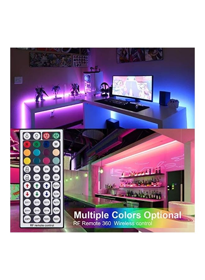 LED Strip Light With Remote Controller Multicolour 0.52kg