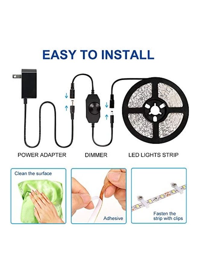 LED Strip Lights With Remote Control Multicolour 0.44kg