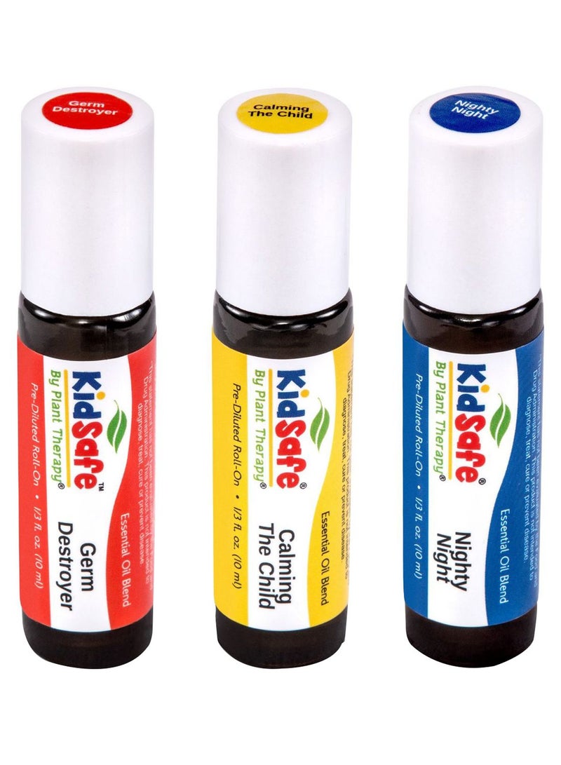 3-Piece Kidsafe Pre-Diluted Roll-On Set