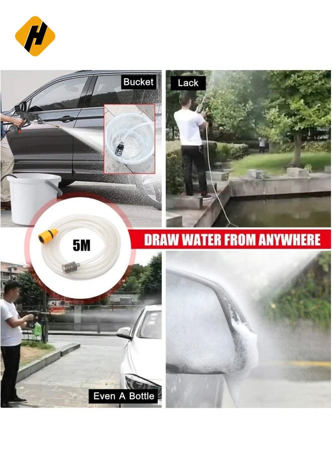 48 V Wireless High Pressure Car Wash Water Gun Portable High Pressure Washer Washing Auto Spray Garden Tool