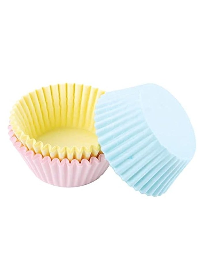 Assorted Pastel Color Standard Baking Cup Set 75-Pieces, One Size