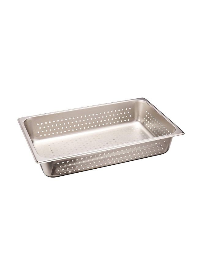 Stainless Steel Bakeware Pan Silver 4inch