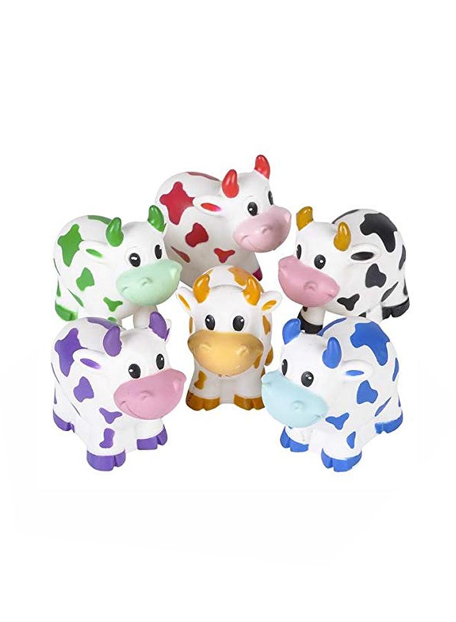 24-Piece Rubber Cows Set
