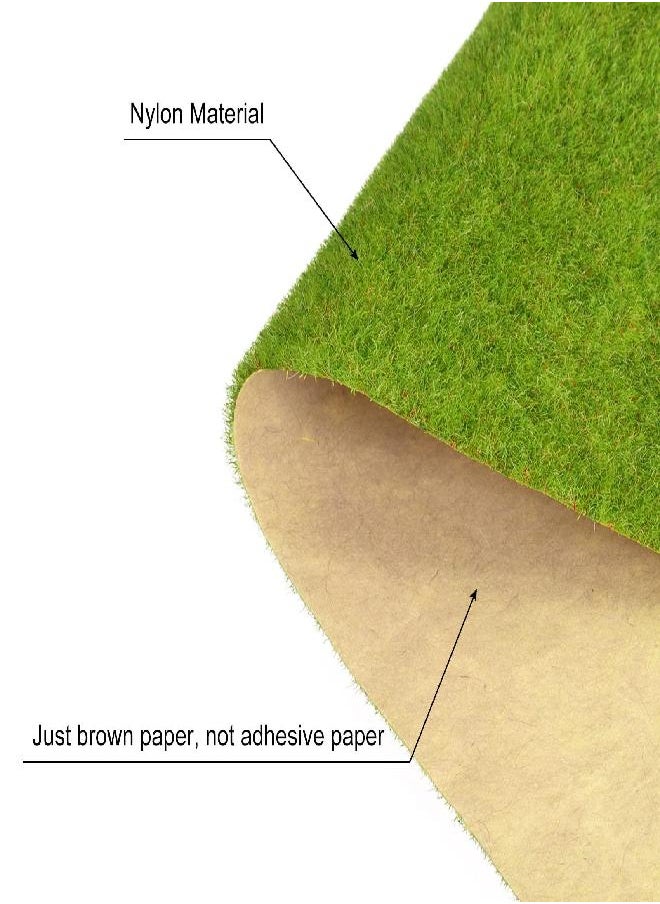 MECCANIXITY Artificial Model Grass Mat 4pcs 10