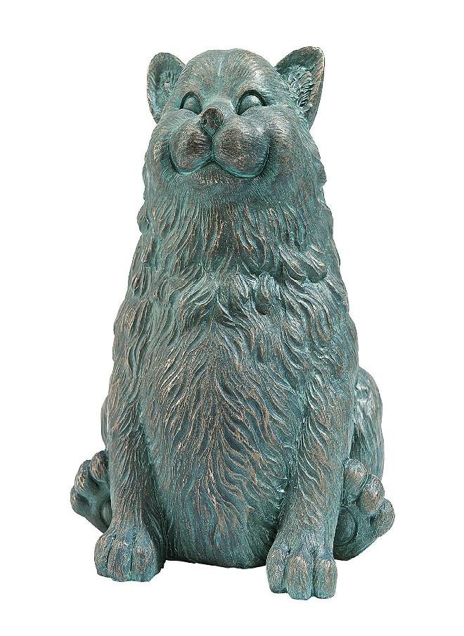 Design Toscano EU1090 Sitting Phat Cat Statue, Multicolored