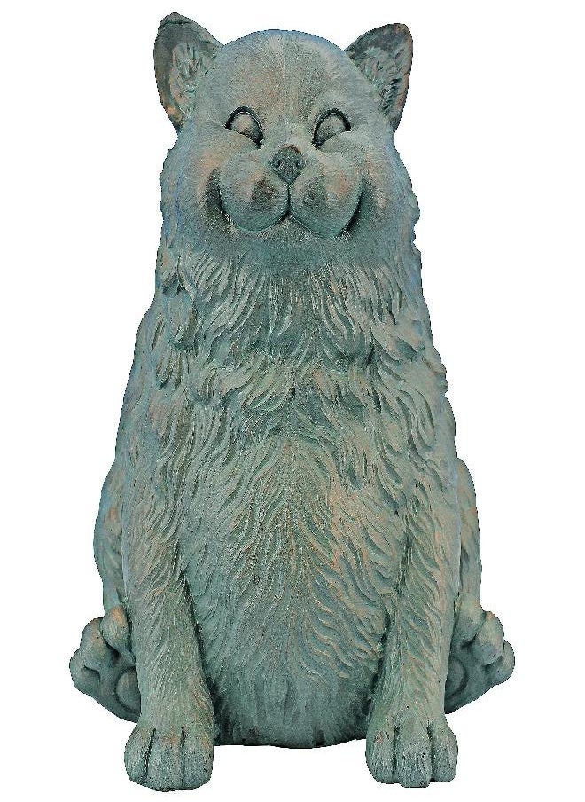 Design Toscano EU1090 Sitting Phat Cat Statue, Multicolored