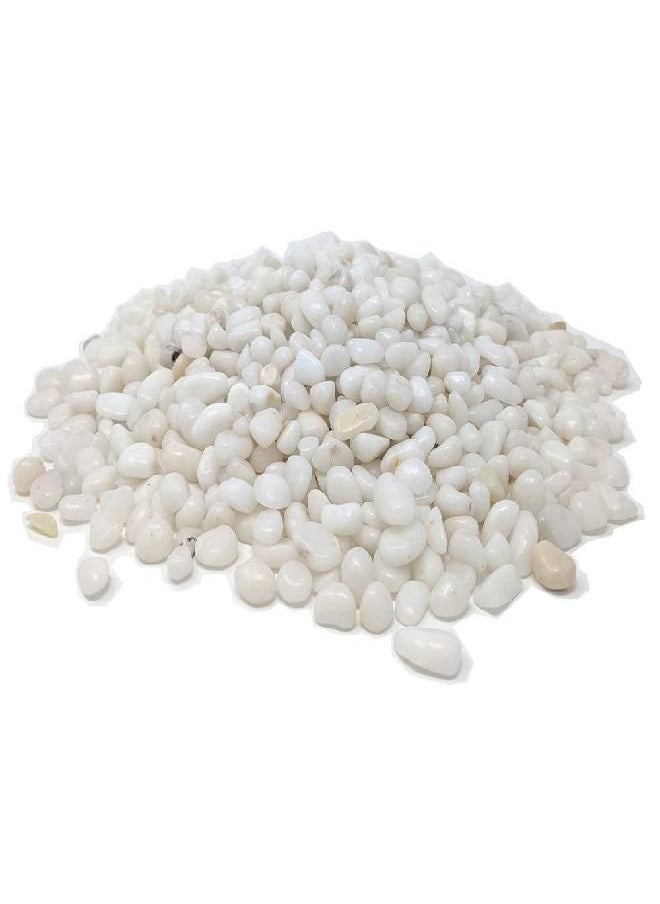 Midwest Hearth Natural Decorative Polished White Pebbles 3/8